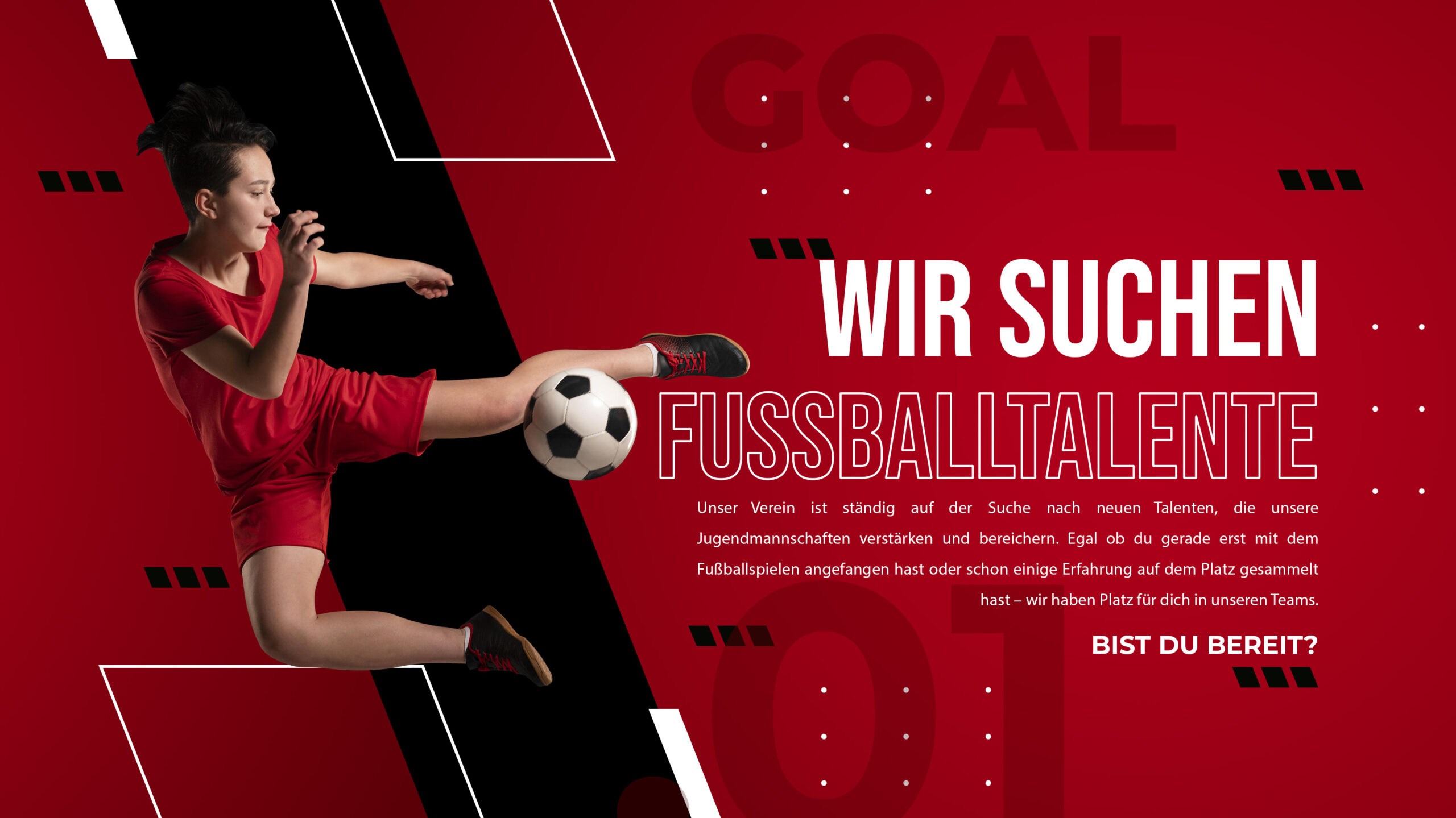 Wir suchen Fußballtalente