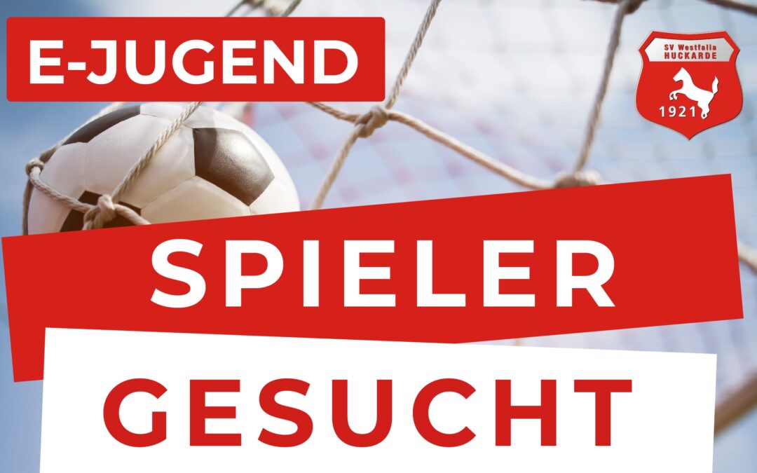 Wir suchen E-Jugend Fußballspieler